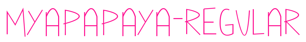 MyaPapaya-Regular预览图片