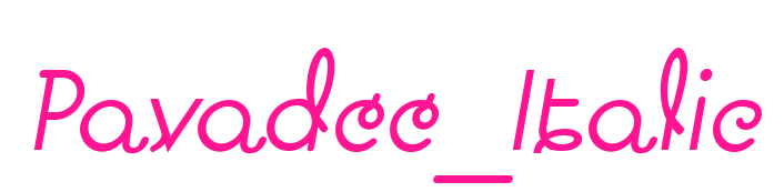 Pavadee_Italic