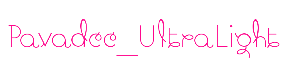 Pavadee_UltraLight预览图片