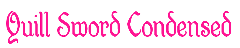 Quill Sword Condensed预览图片