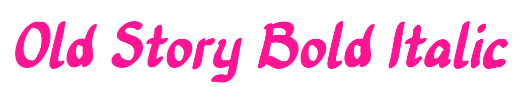 Old Story Bold Italic预览图片