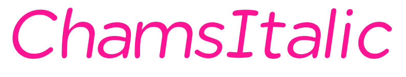 ChamsItalic