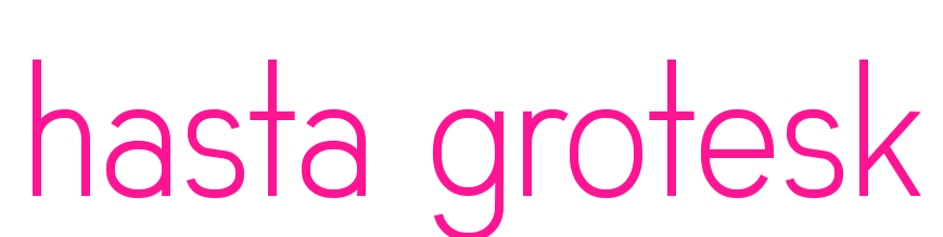 hasta grotesk预览图片