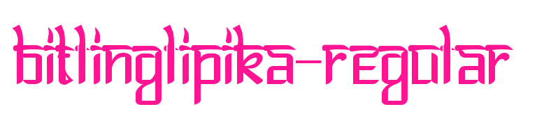 Bitlinglipika-Regular预览图片