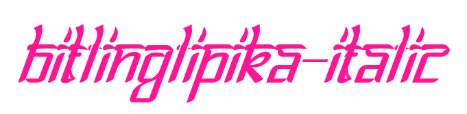 Bitlinglipika-Italic