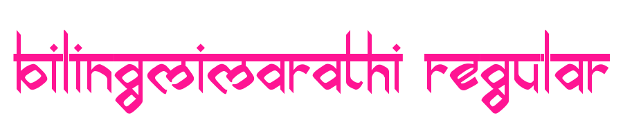 bilingmimarathi-Regular预览图片