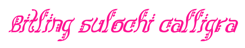 Bitling sulochi calligra预览图片