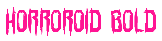 Horroroid Bold预览图片