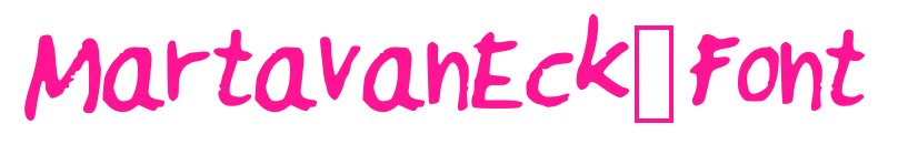 MartavanEck_Font预览图片