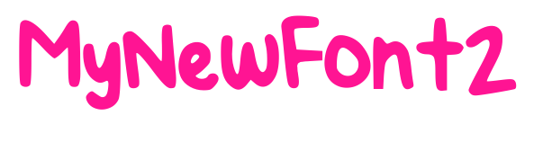 MyNewFont2预览图片