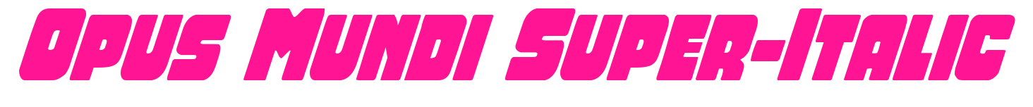 Opus Mundi Super-Italic