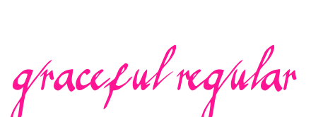 graceful regular预览图片