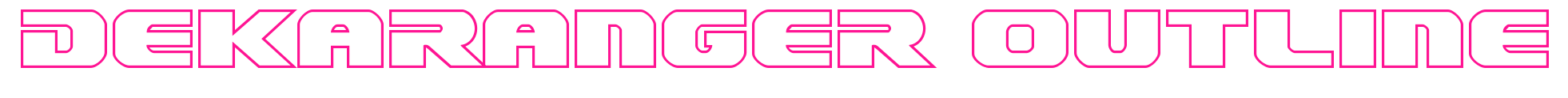 Dekaranger Outline预览图片