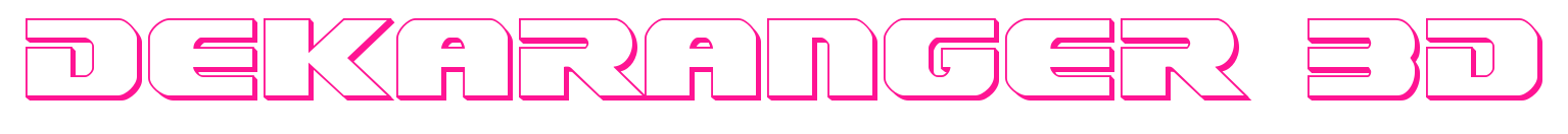 Dekaranger 3D预览图片