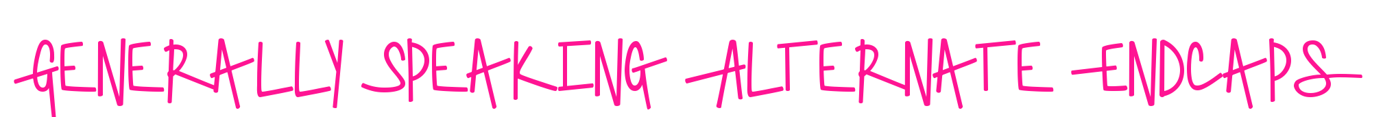 Generally Speaking Alternate End预览图片