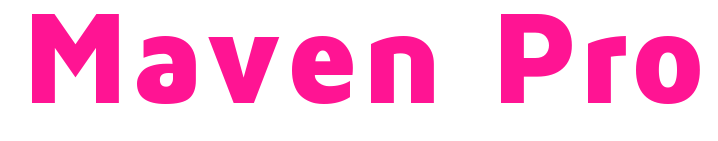 Maven Pro预览图片