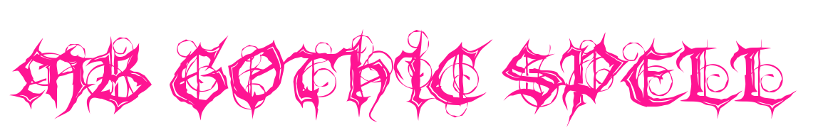 MB Gothic Spell预览图片