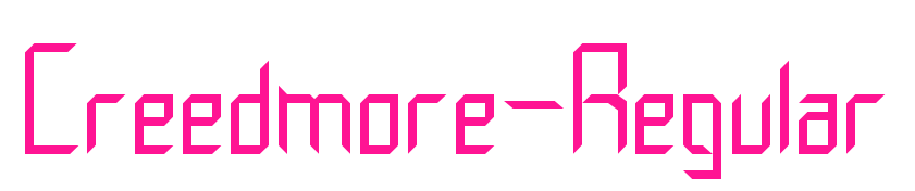Creedmore-Regular预览图片