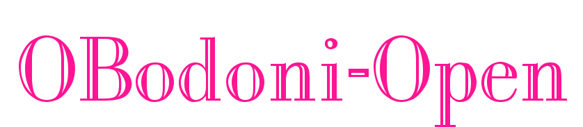 OBodoni-Open预览图片