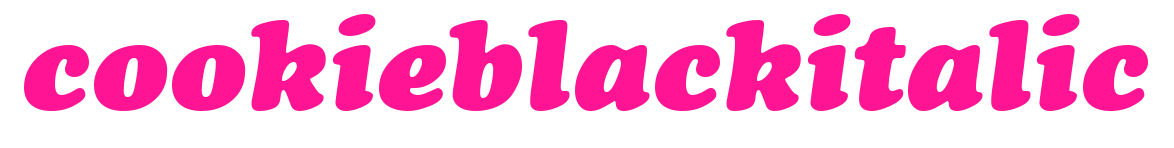 cookieblackitalic预览图片