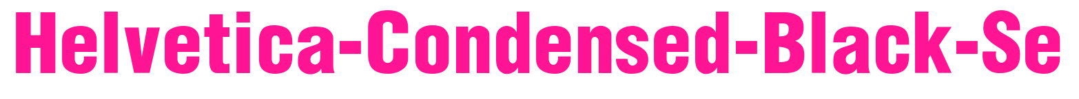 Helvetica-Condensed-Black-Se预览图片
