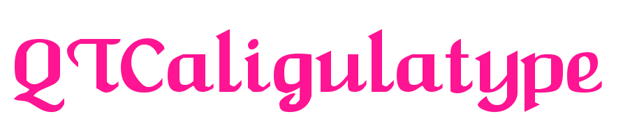 QTCaligulatype预览图片