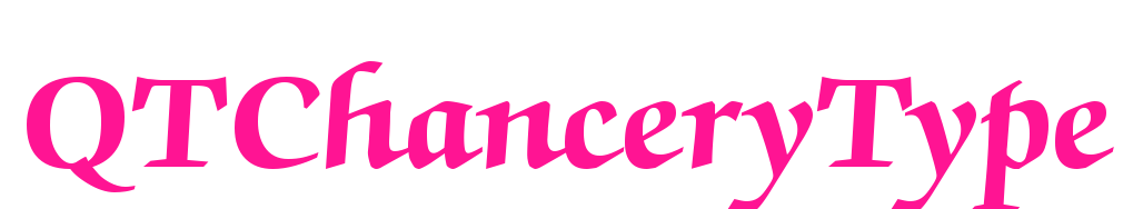 QTChanceryType预览图片