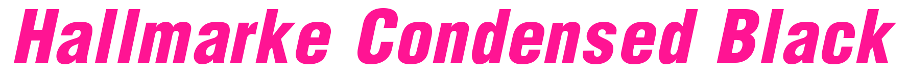 Hallmarke Condensed Black预览图片