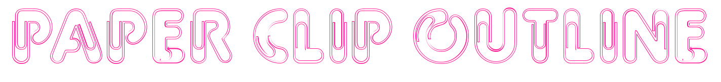 Paper Clip Outline预览图片