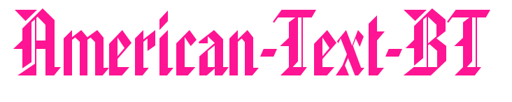 American-Text-BT预览图片