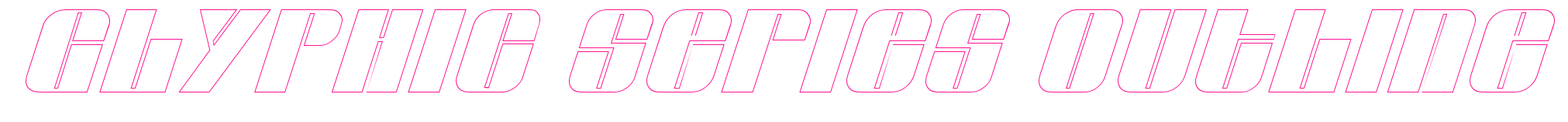 Glyphic Series Outline预览图片
