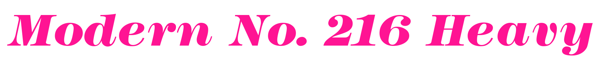 Modern No. 216 Heavy预览图片