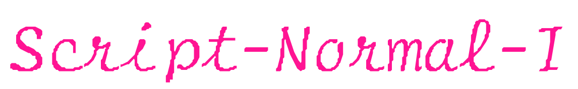 Script-Normal-I预览图片