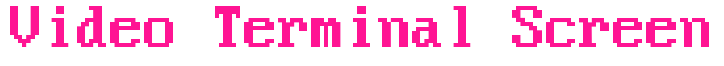 Video Terminal Screen预览图片