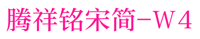 腾祥铭宋简-W4