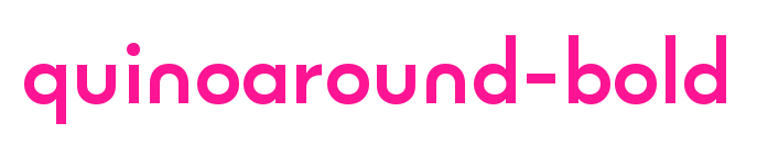 quinoaround-bold预览图片