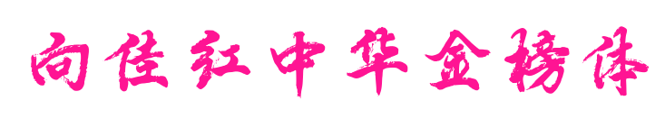 向佳红中华金榜体