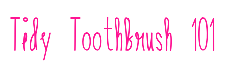 Tidy Toothbrush 101预览图片