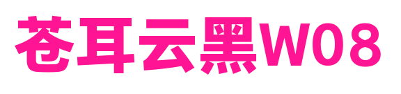 苍耳云黑W08