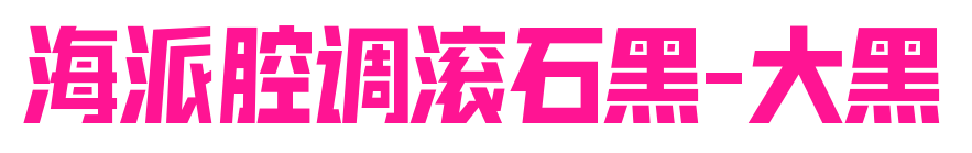 海派腔调滚石黑-大黑预览图片