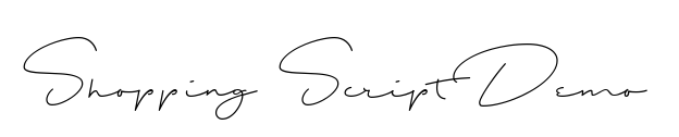 Shopping Script Demo预览图片