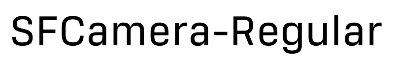 SFCamera-Regular预览图片
