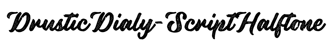 DrusticDialy-ScriptHalftone预览图片