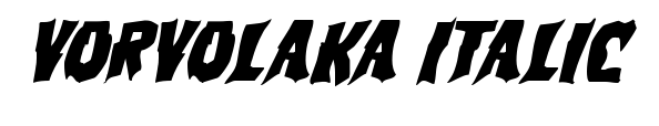 Vorvolaka Italic