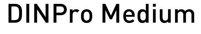DINPro Medium预览图片