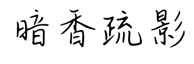 暗香疏影