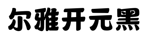 尔雅开元黑
