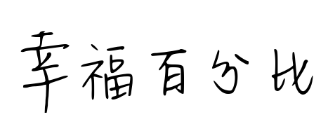 幸福百分比预览图片