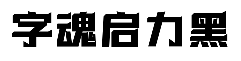 字魂启力黑
