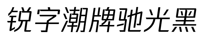 锐字潮牌驰光黑